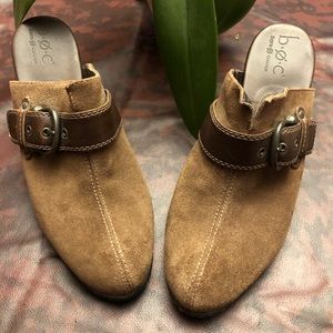 B.O.C. by Born womens Brown Leather Mule Clog SIZE 10/42 Brand New